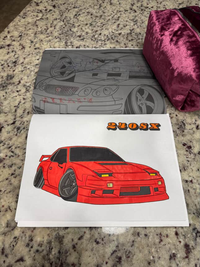 STANCE CARS COLORING BOOK
