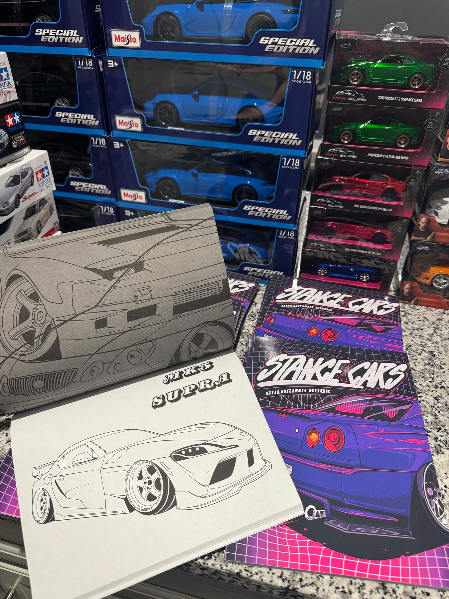 STANCE CARS COLORING BOOK