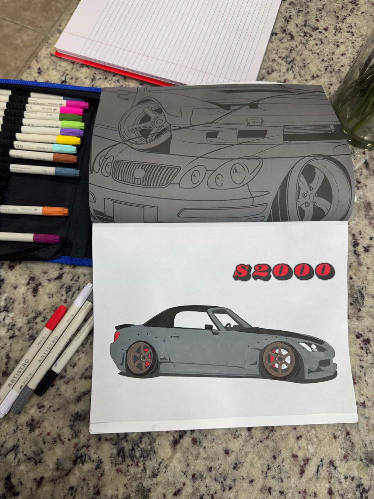 STANCE CARS COLORING BOOK